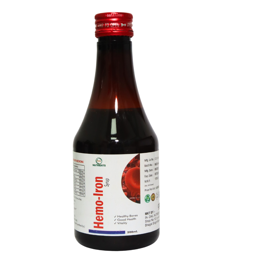 142 Hemo-Iron Syrup β Herbal Iron Supplement for Hemoglobin - Image 1