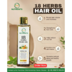 18 Herbs Hair Oil - Image 8