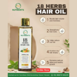 18 Herbs Hair Oil - Image 8